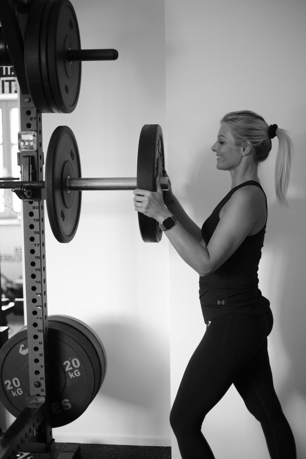 Anke Kern beim Training